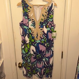 NWT Lilly Pulitzer Janice Shift Dress in “Catwalk” Print